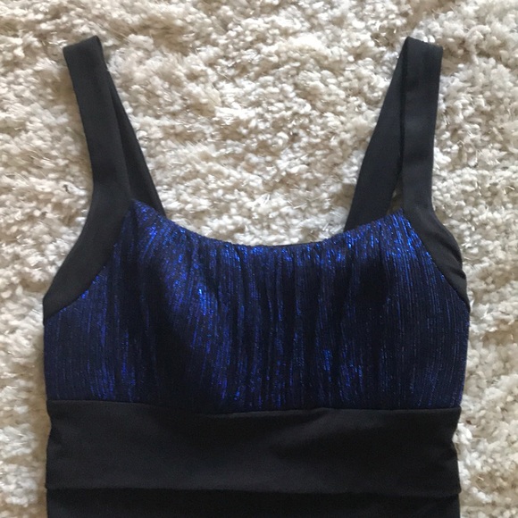 Black with sparkly blue top dress - Picture 2 of 2